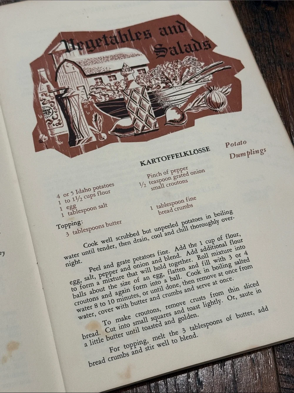 Vintage Mader's German Cooking and Baking Cookbook